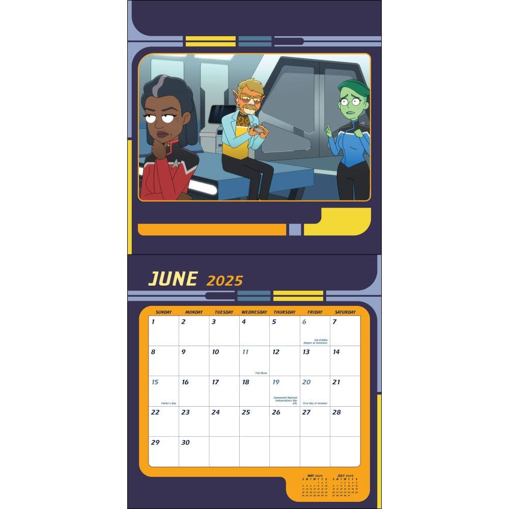 Star Trek Lower Decks 2025 Wall Calendar Second Alternate Image width=&quot;1000&quot; height=&quot;1000&quot;