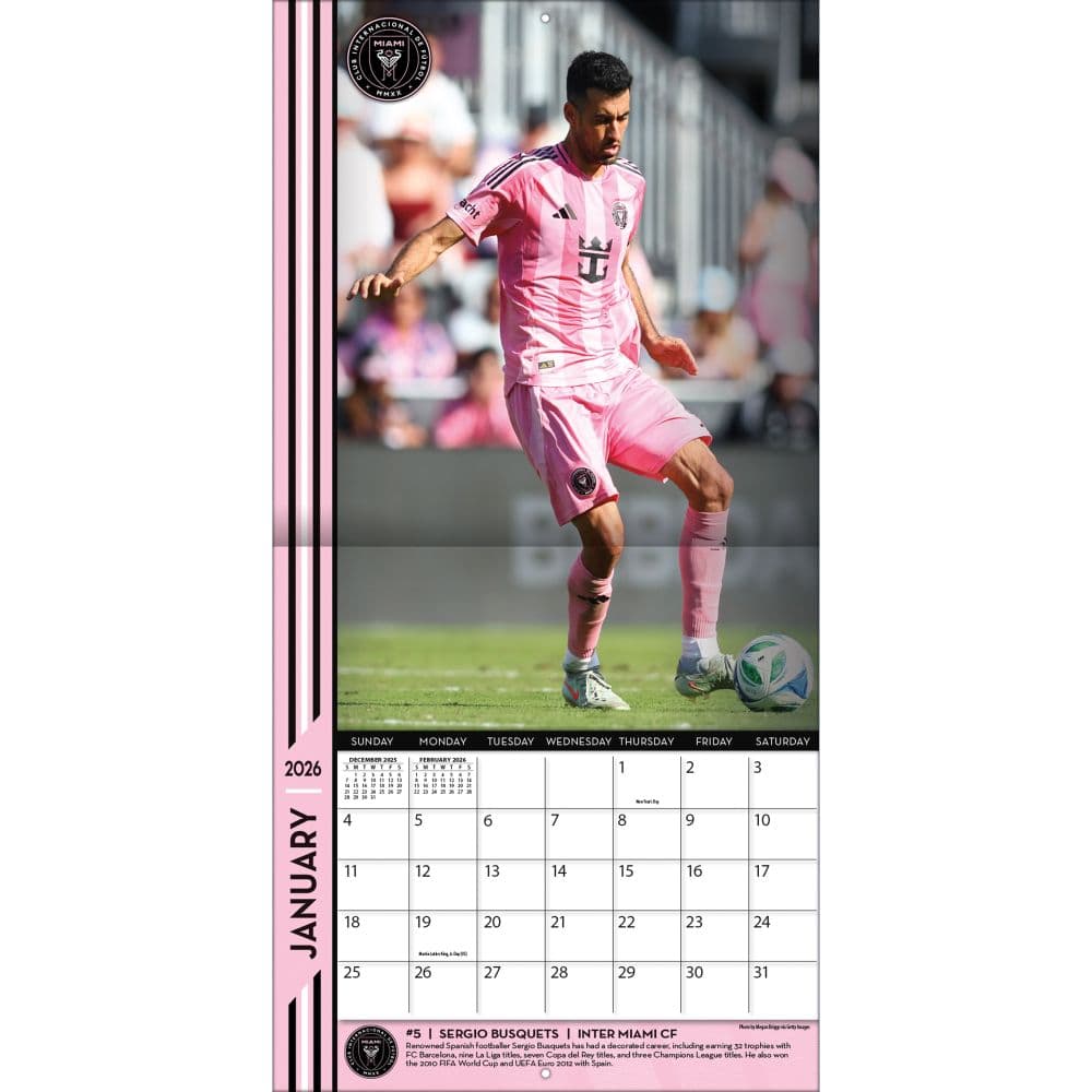 MLS Elite 2026 Wall Calendar Third Alternate Image