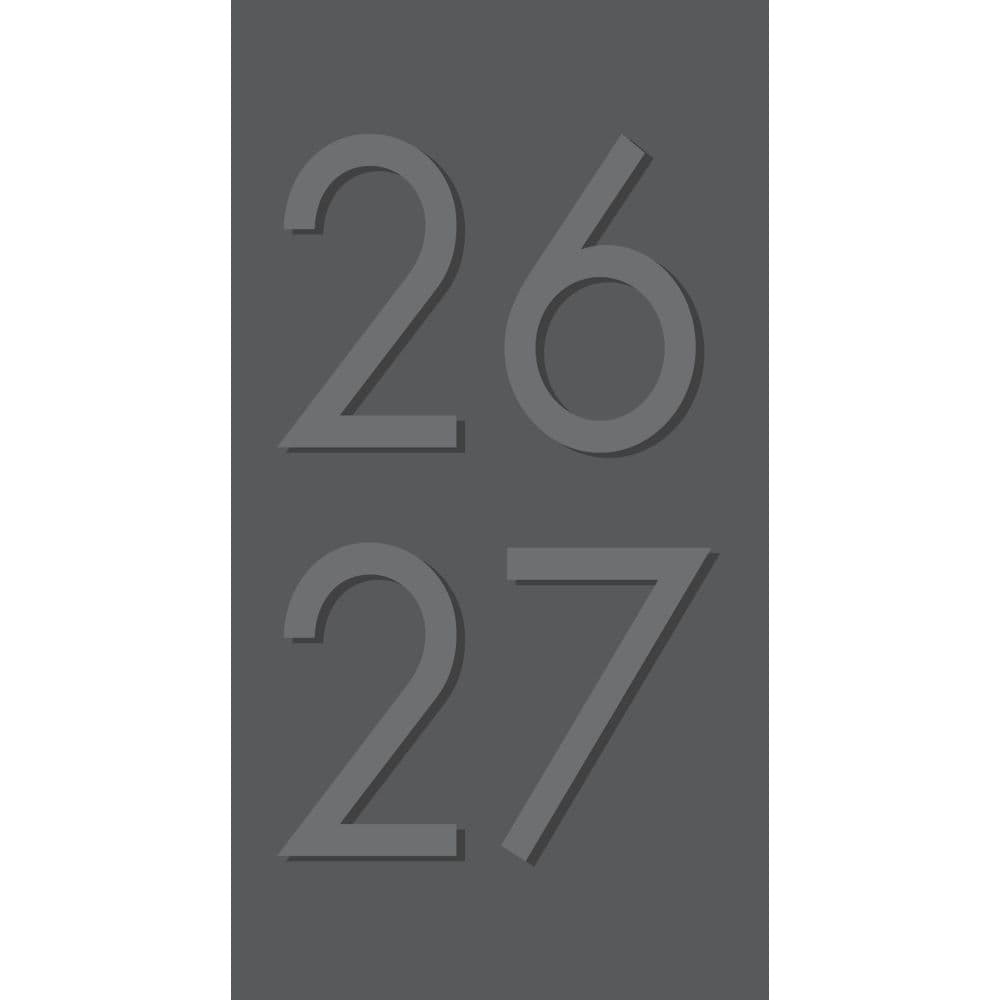 Charcoal 2 Year 2026 Pocket Planner Main Image
