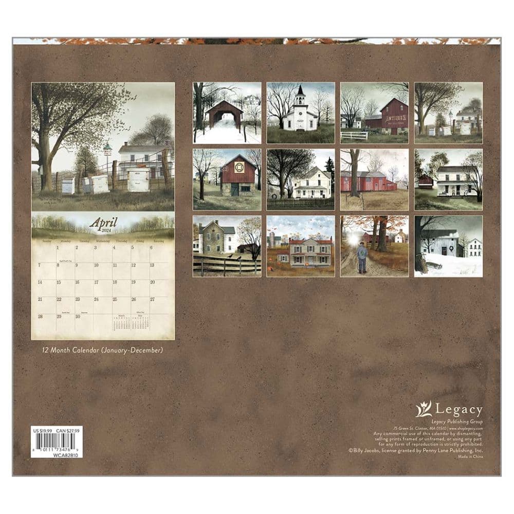 Road Home Special Edition 2024 Wall Calendar Alternate Image 1
