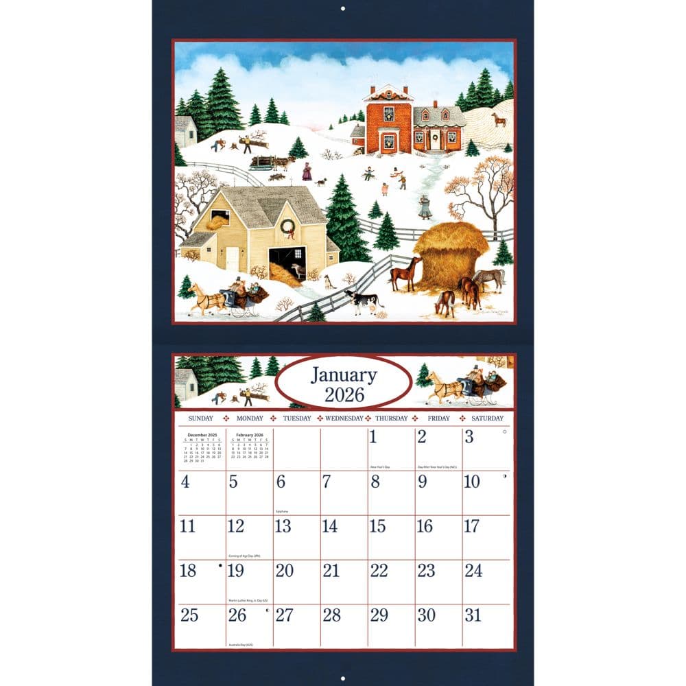 Linda Nelson Stocks 2026 Wall Calendar_ALT1