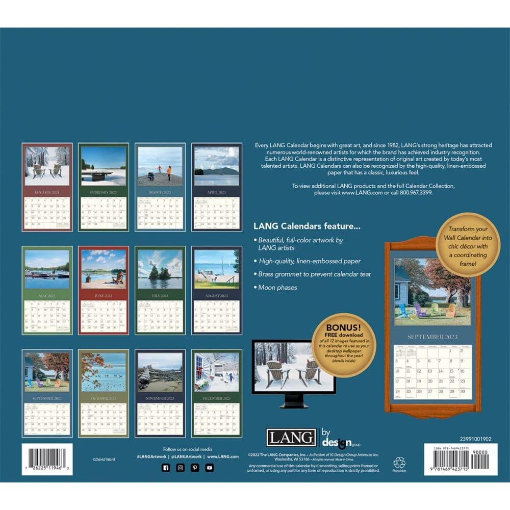 Cottage Country 2023 Wall Calendar - Calendars.com