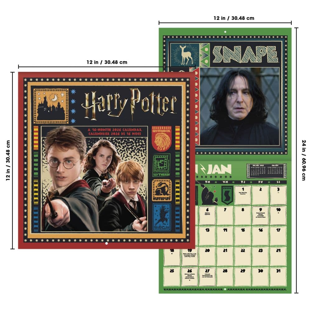 Harry Potter 2026 Wall Calendar Sixth Alternate Image