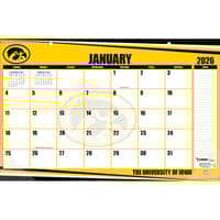 image Iowa Hawkeyes 2026 Desk Pad 17" X 11"