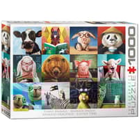 image Funny Animal Portraits 1000 Piece Puzzle Main Product Image