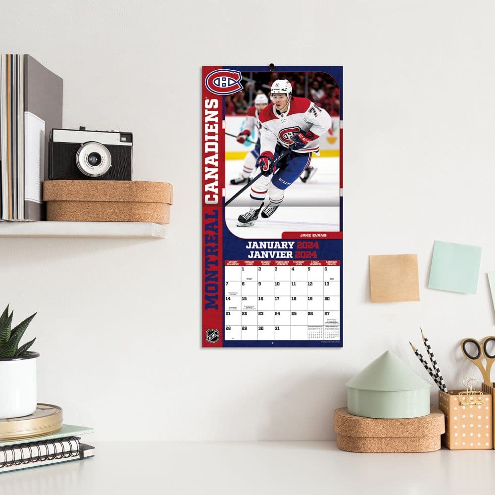 Montreal Canadiens 2024 Mini Wall Calendar Fourth Alternate Image width=&quot;1000&quot; height=&quot;1000&quot;