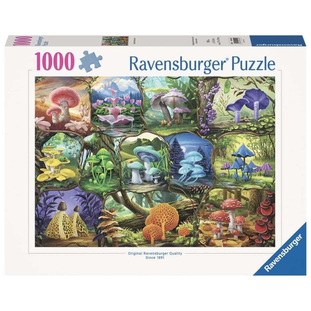 Beautiful Mushrooms 1000 Piece Puzzle Main Product Image width=&quot;1000&quot; height=&quot;1000&quot;