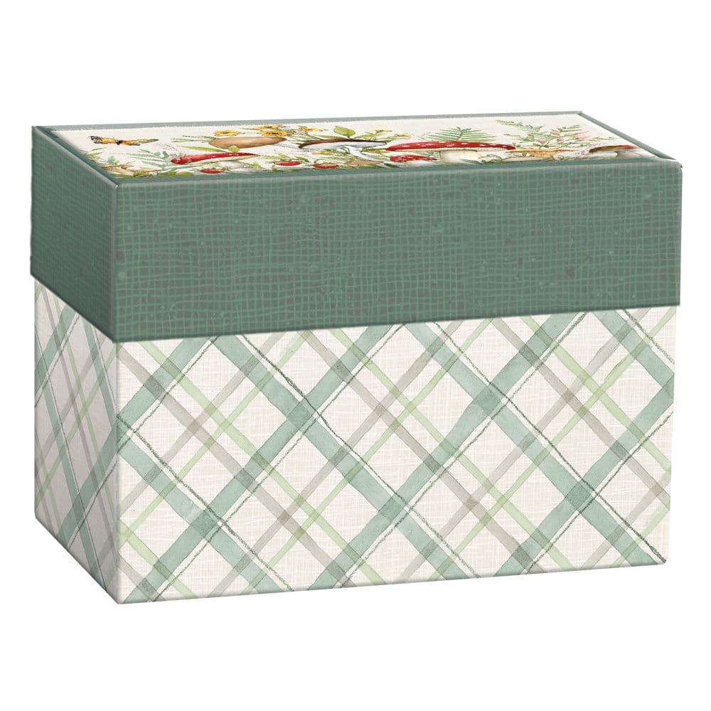 Woodland Mushrooms Recipe Card Box First Alternate Image