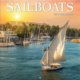 Sailboat 2025 Wall Calendar