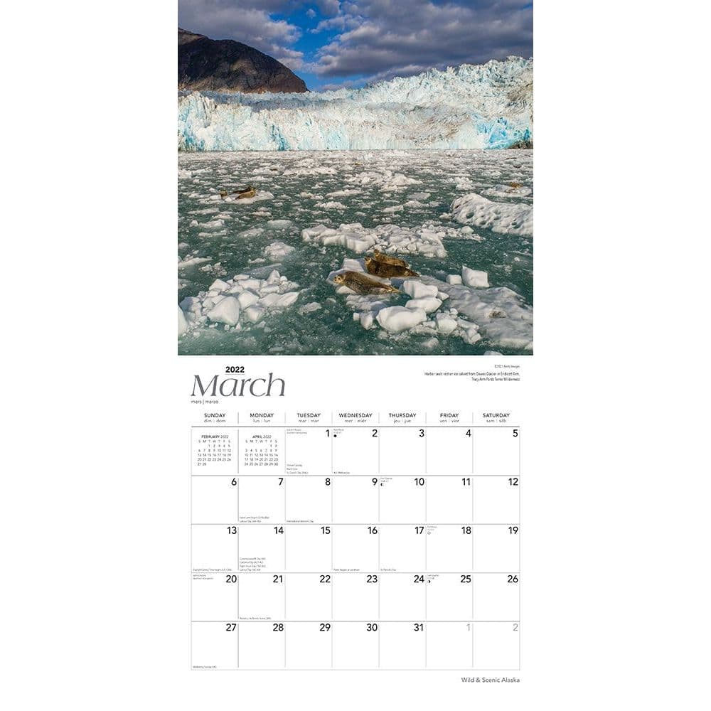 Alaska Wild And Scenic 2022 Wall Calendar - Calendars.com