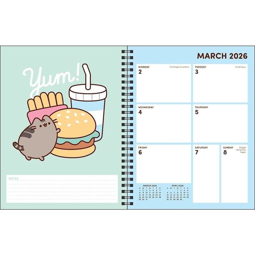 Pusheen 16 Month Weekly 2026 Planner Sixth Alternate Image