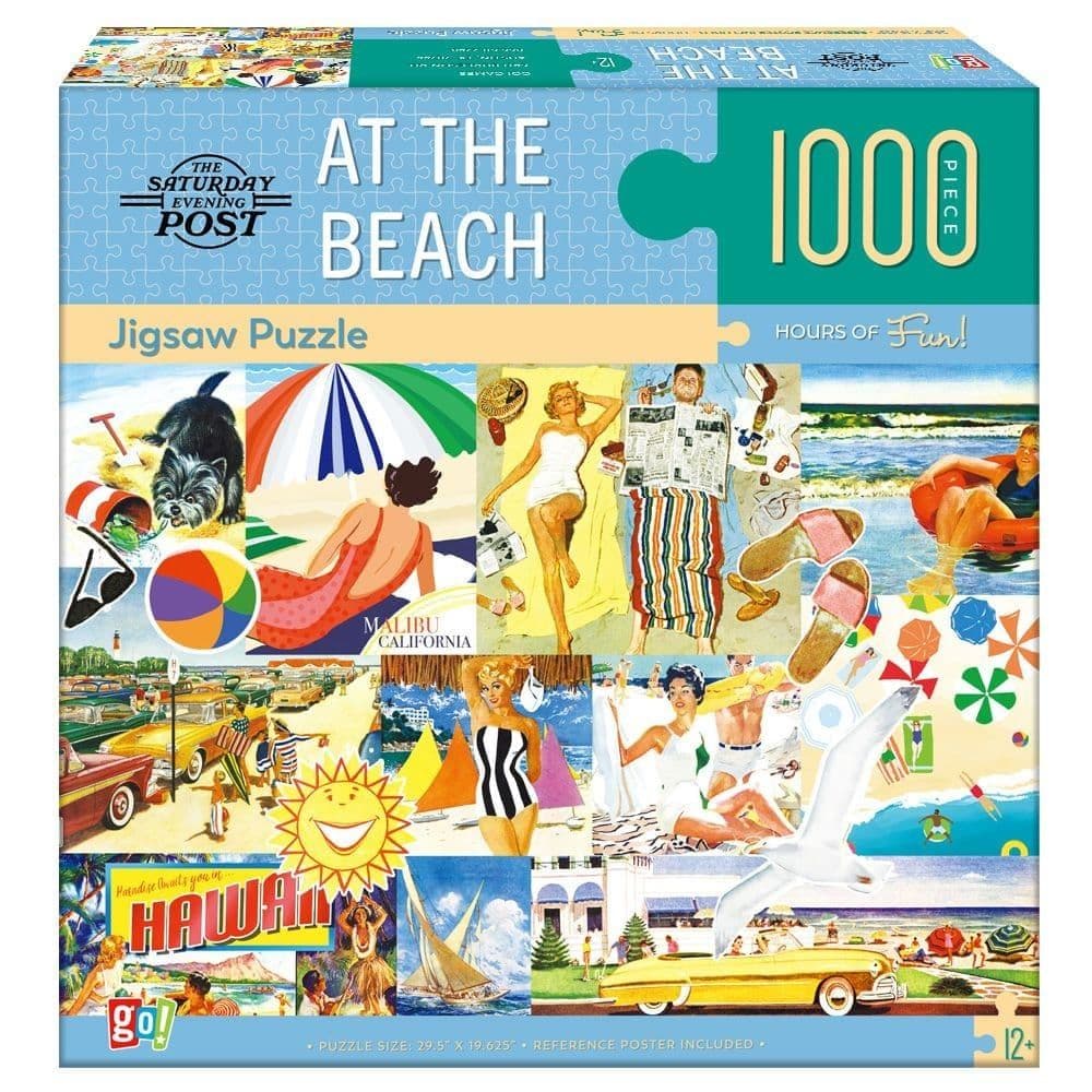 At The Beach 1000 Piece Puzzle Main Product Image