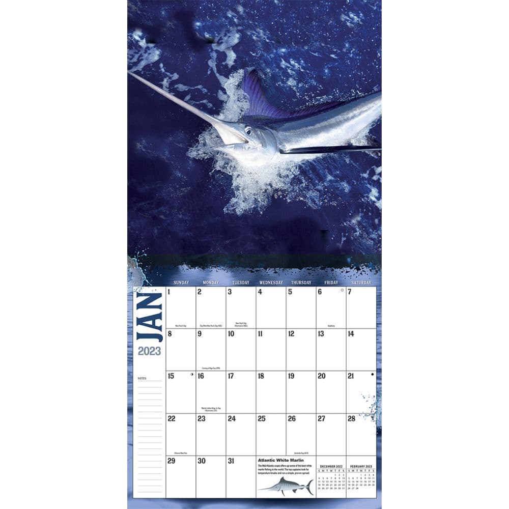 Fish Calendar 2023 Fish On! 2023 Wall Calendar - Calendars.com