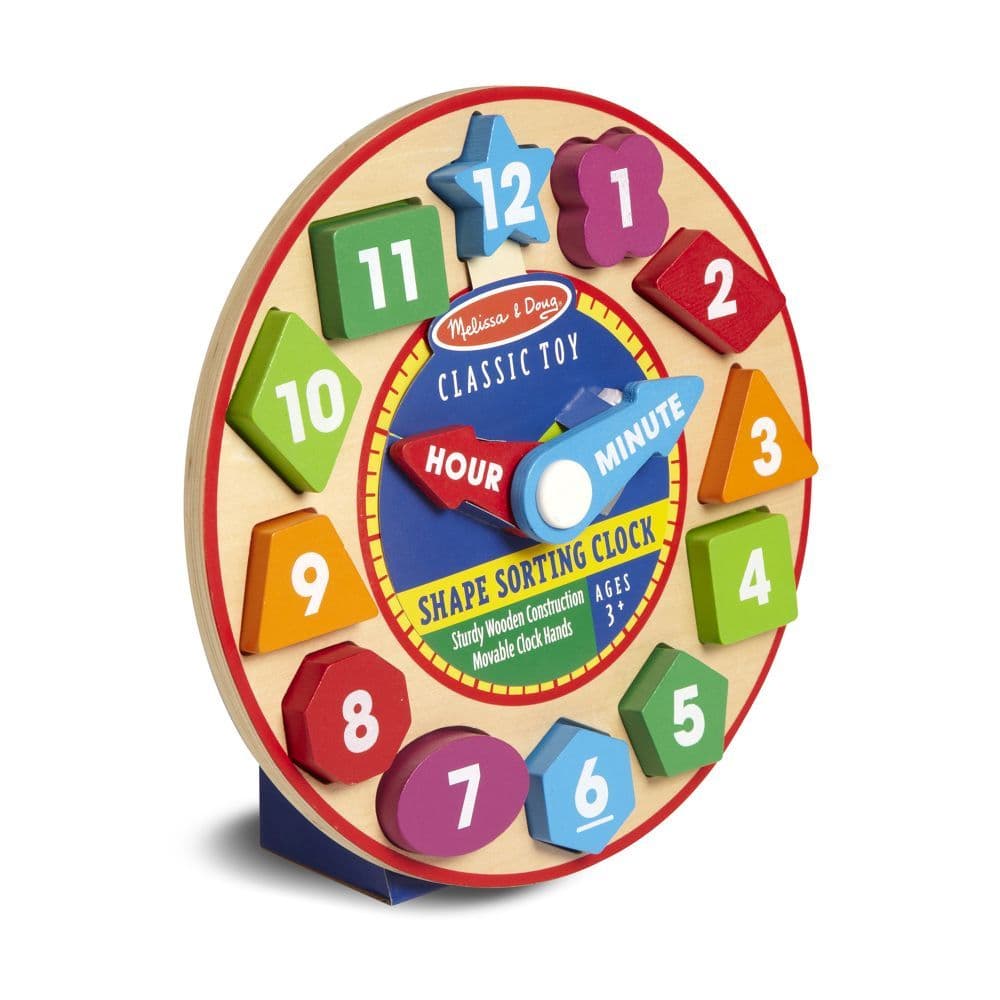 Shape Sorting Clock Alternate Image 1