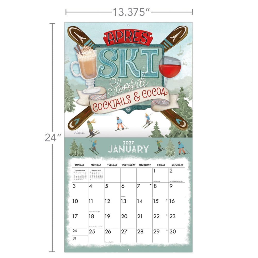 Happy Hour 2027 Wall Calendar by Nicole Tamarin Third Alternate Image