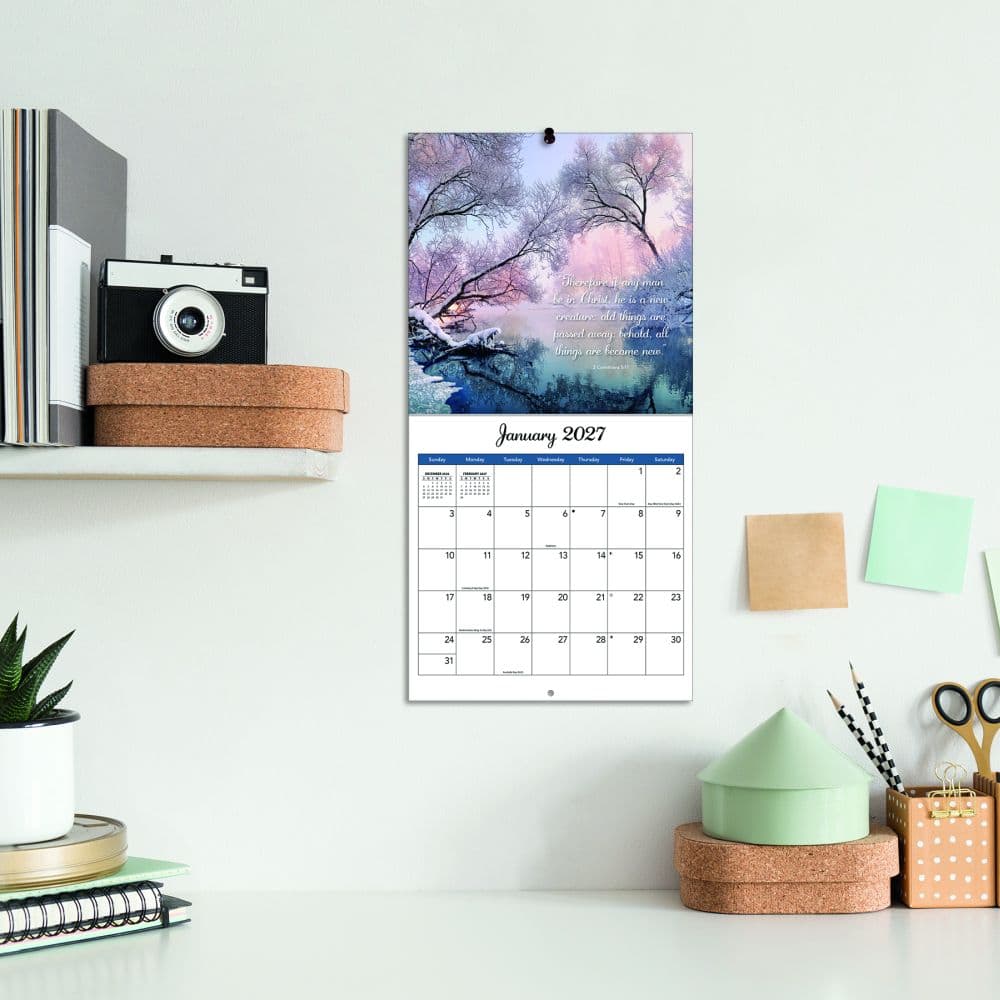 Bible Verses 2027 Mini Wall Calendar Fifth Alternate Image