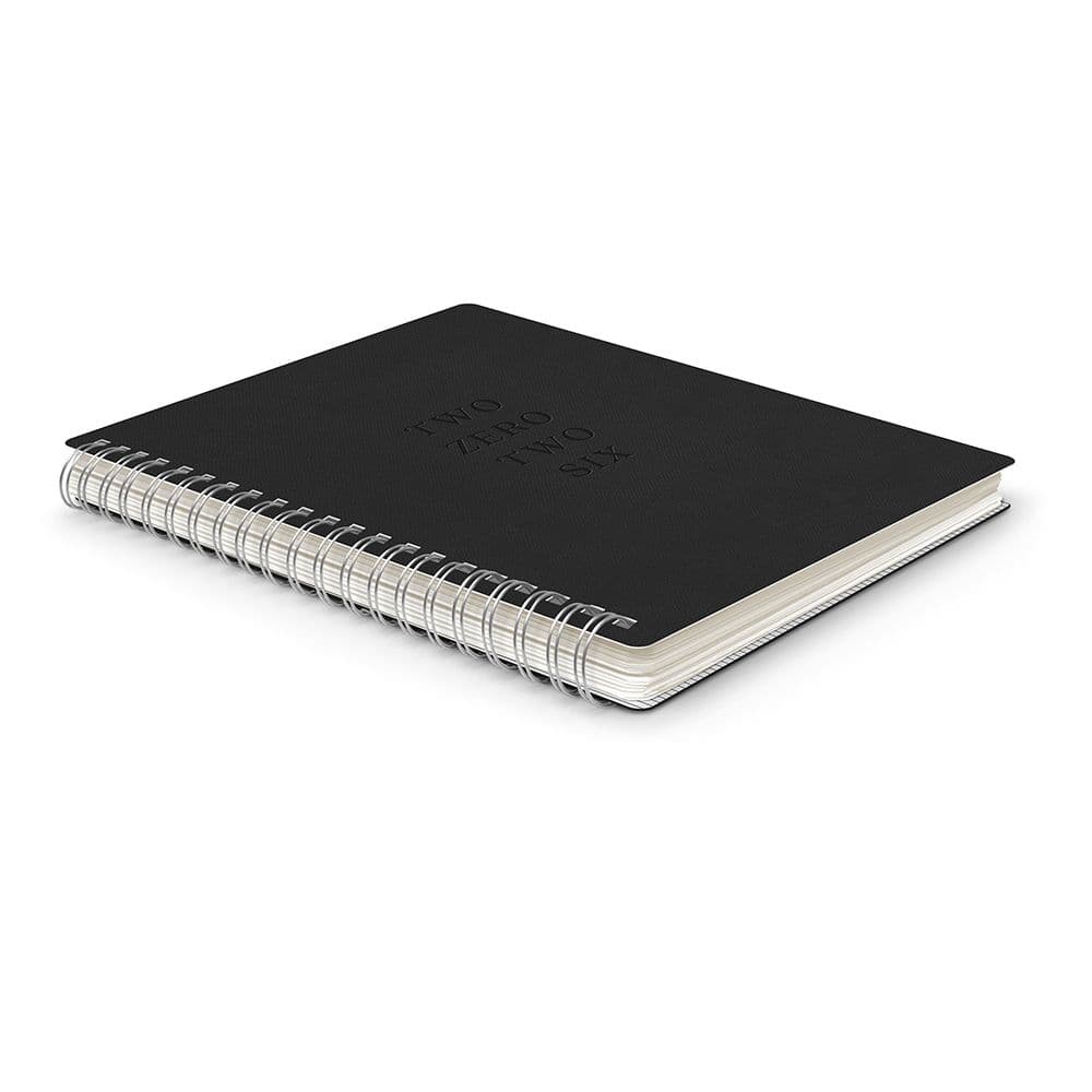 Midnight Black Baxter 2026 Planner Eighth Alternate Image