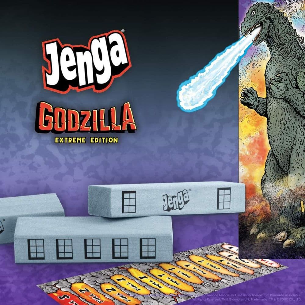 Jenga Godzilla Extreme Edition Game Second Alternate Image