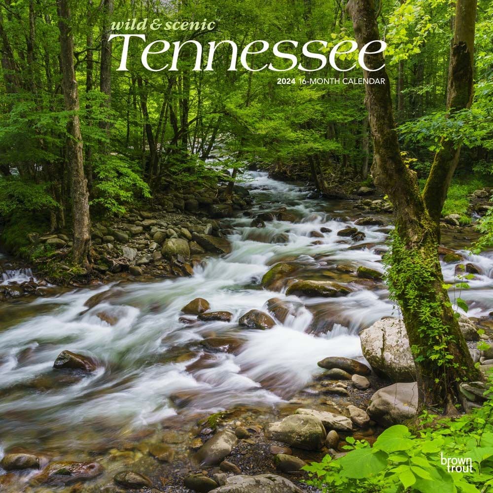 Tennessee Wild and Scenic 2024 Wall Calendar Main Product Image width=&quot;1000&quot; height=&quot;1000&quot;