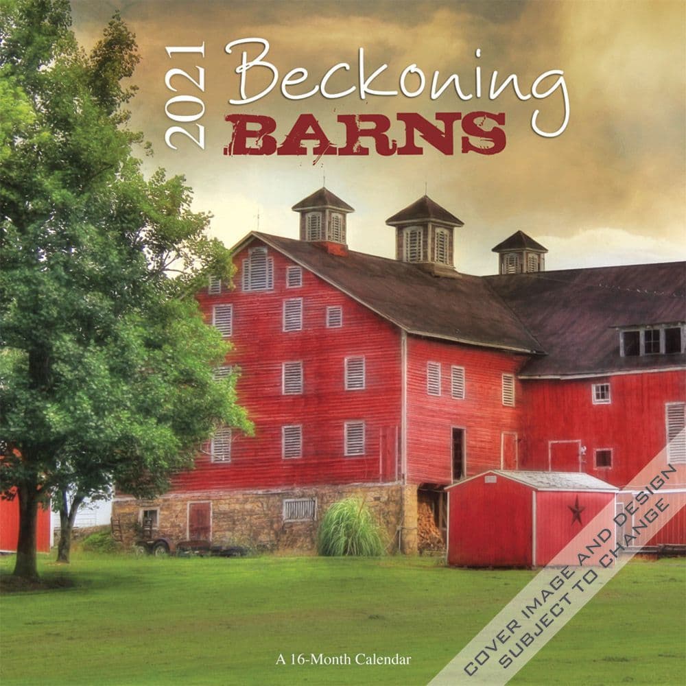 2021 Beckoning Barns Wall Calendar