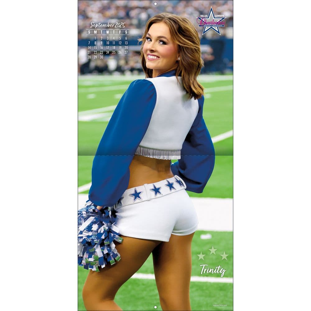 NFL Dallas Cowboys Cheerleaders 16 Month 2026 Wall Calendar Third Alternate Image