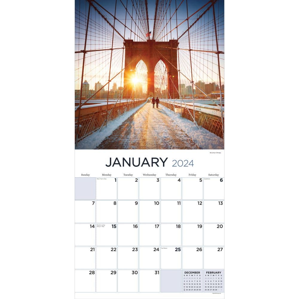 NYC 2024 Wall Calendar