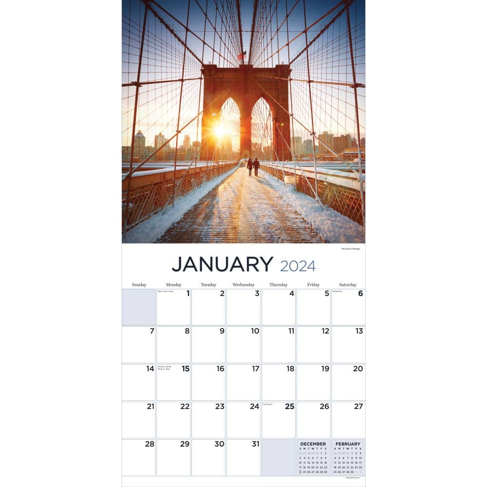 NYC 2024 Wall Calendar Second Alternate Image width=&quot;1000&quot; height=&quot;1000&quot;