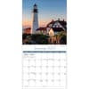 image Lighthouses Photo 2025 Mini Wall Calendar