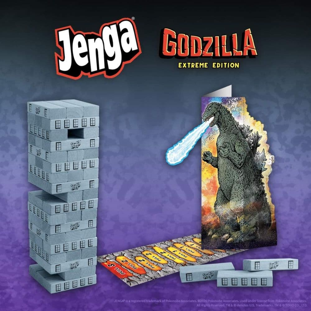 Jenga Godzilla Extreme Edition Game Third Alternate Image