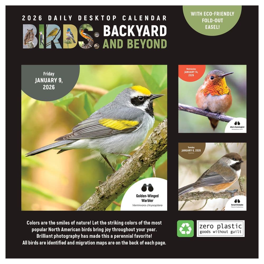 Birds Backyard And Beyond 2026 Desk Calendar First Alternate Image