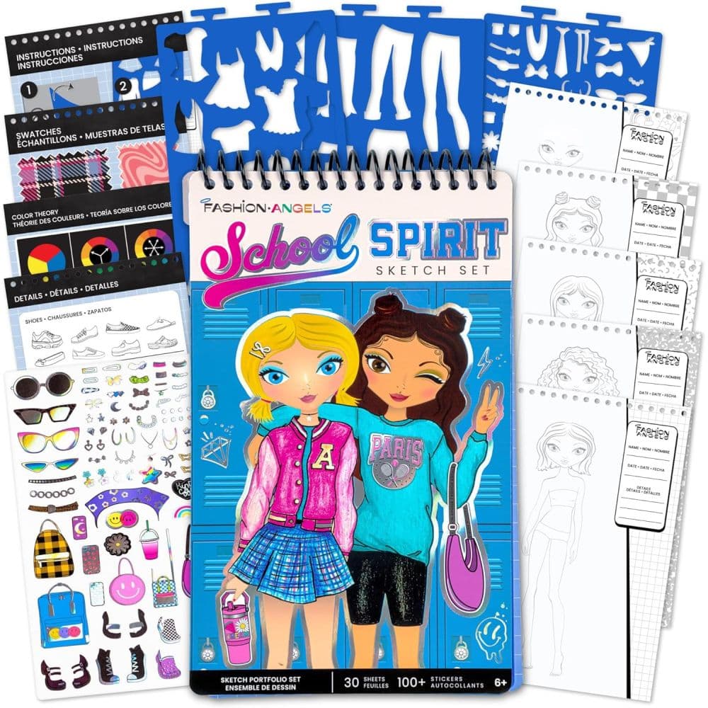 School Spirit Compact Sketch Portfolio First Alternate Image