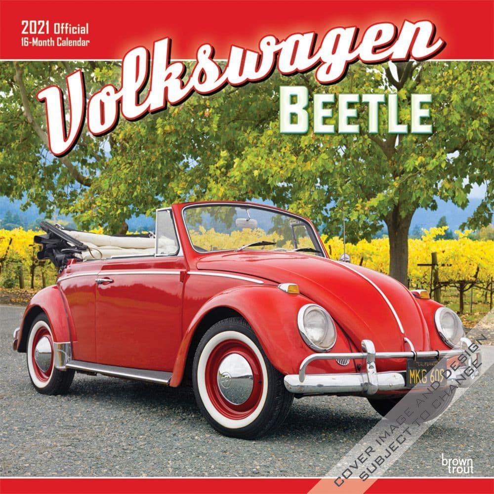 Volkswagen Beetle 2021 Wall Calendar