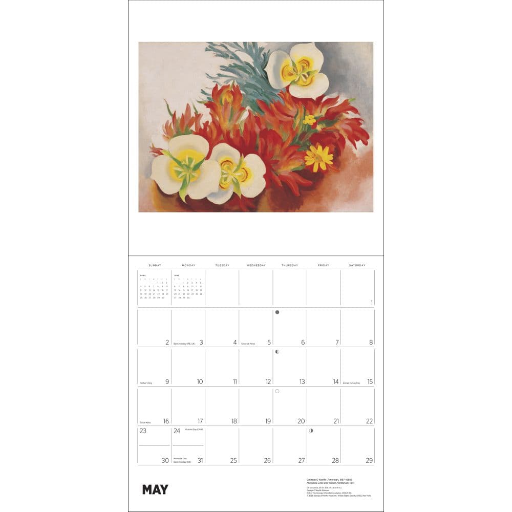 Georgia OKeeffe 2027 Wall Calendar Sixth Alternate Image