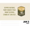 image National Park Trivia 2025 Desk Calendar Alt2