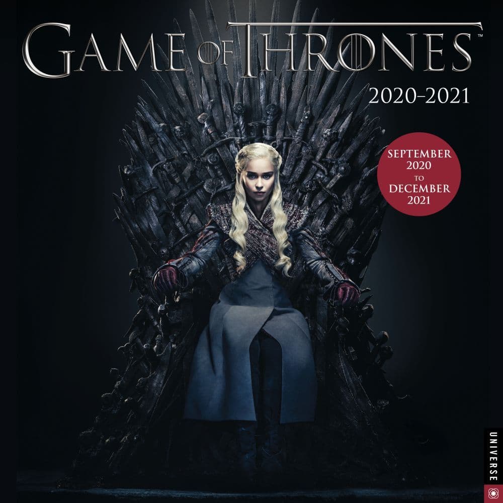 Game Of Thrones 2021 Wall Calendar Calendars Com