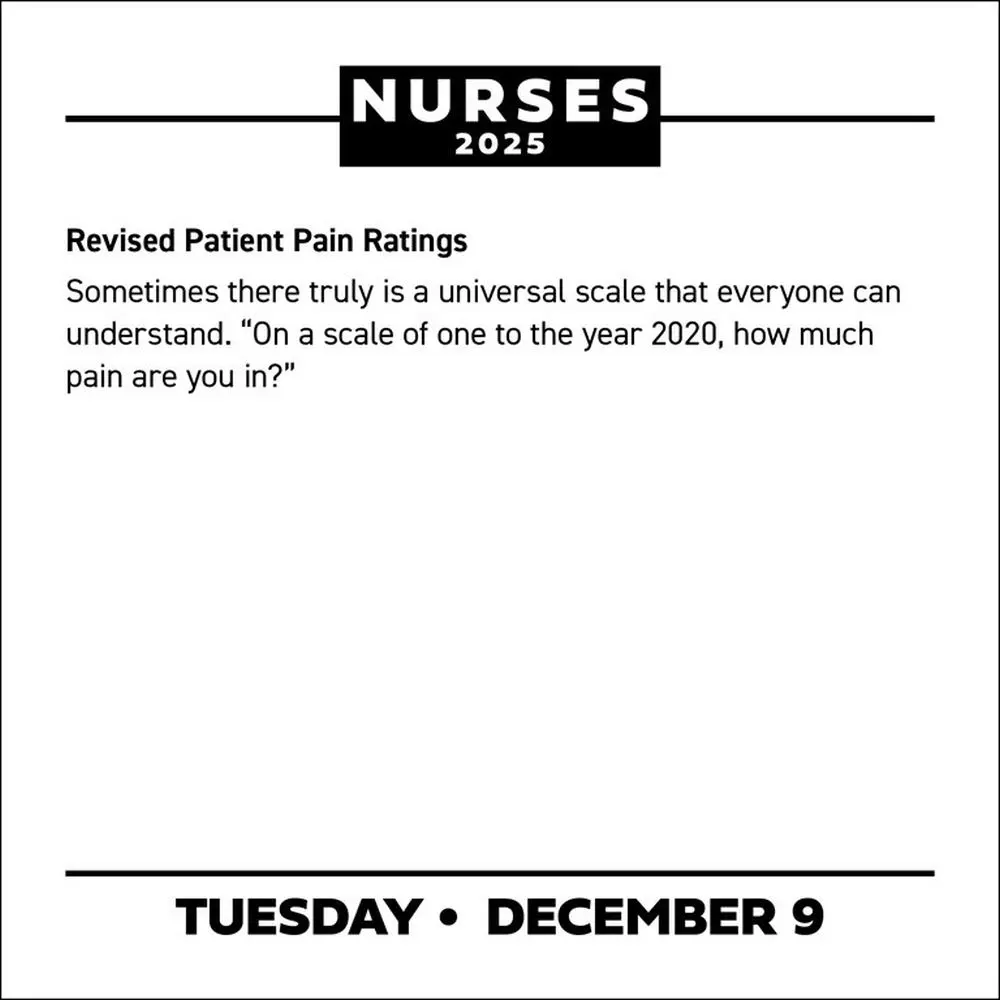 Nurses 2025 Desk Calendar