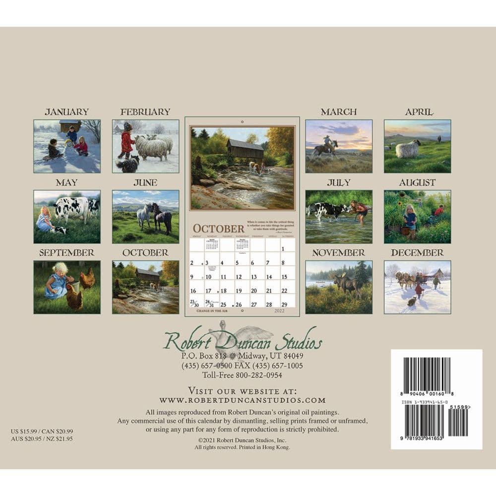 Robert Duncan Simple Things 22 Deluxe Wall Calendar Calendars Com