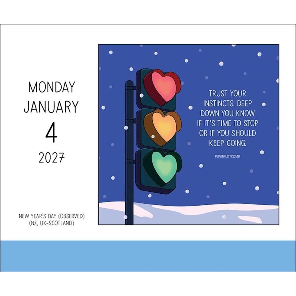 Positively Present 2027 Desk Calendar Second Alternate Image