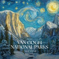image Van Gogh National Parks 2027 Wall Calendar Main Product Image