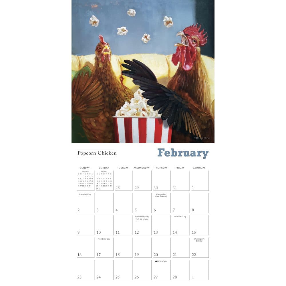 Furociously Funny by Lucia Herffernan 2025 Wall Calendar