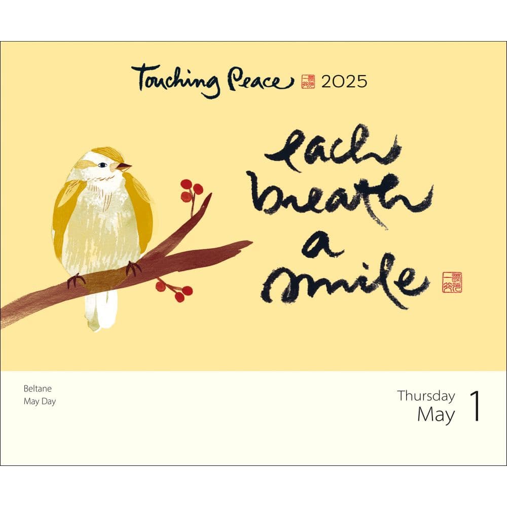 Thich Nhat Hanh 2025 Desk Calendar Alt4