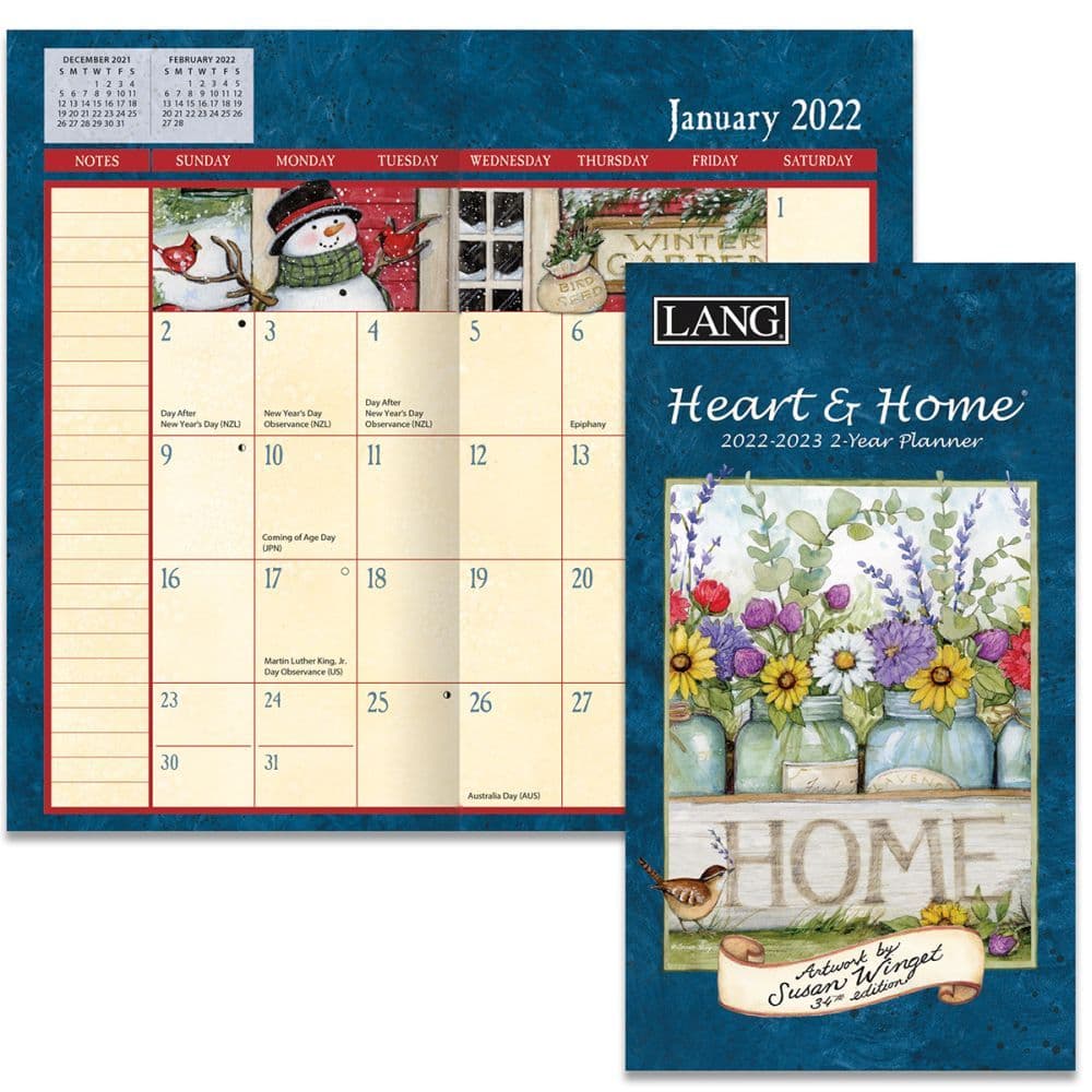 Heart And Home 2022 Two Year Planner Calendars Com