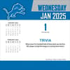 image NFL Detroit Lions 2025 Desk Calendar First Alternate Image