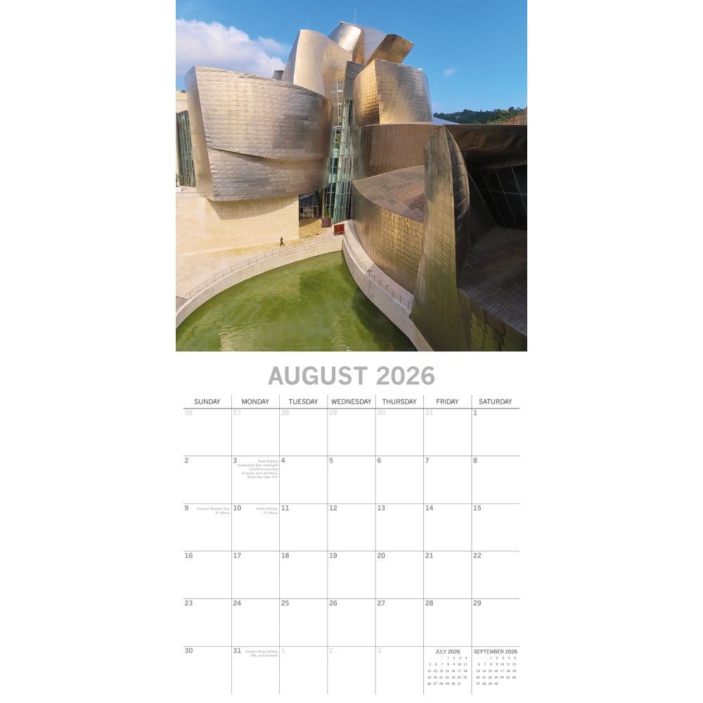 Amazing Architecture 2026 Wall Calendar Third Alternate Image