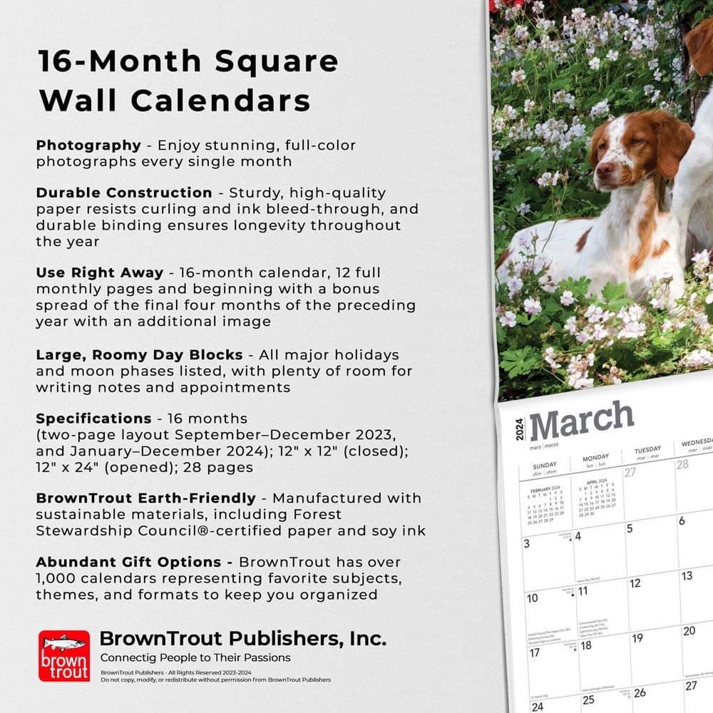Brittanys 2024 Wall Calendar Fourth Alternate Image width=&quot;1000&quot; height=&quot;1000&quot;