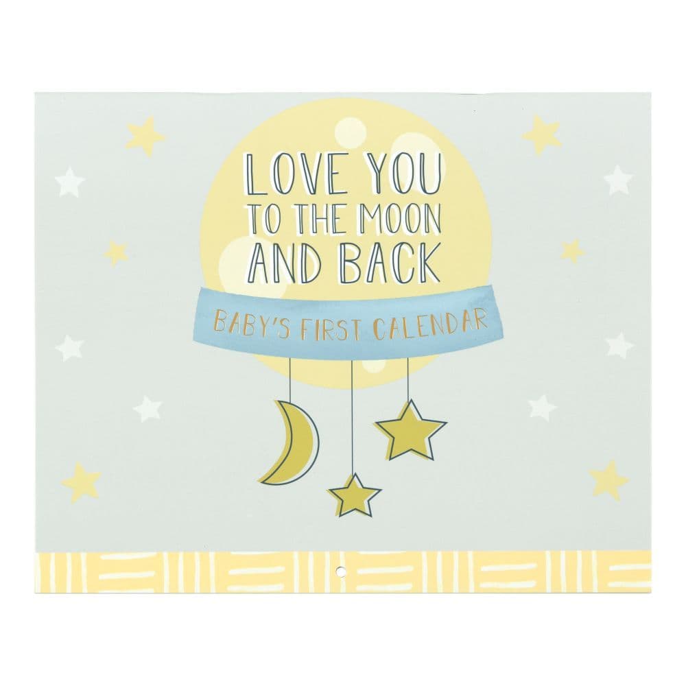 Love You To the Moon Baby First Year Calendar Main Image