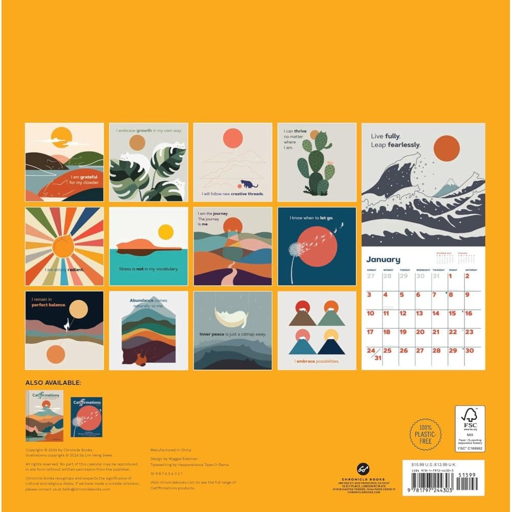 Catffirmations 2027 Wall Calendar First Alternate Image