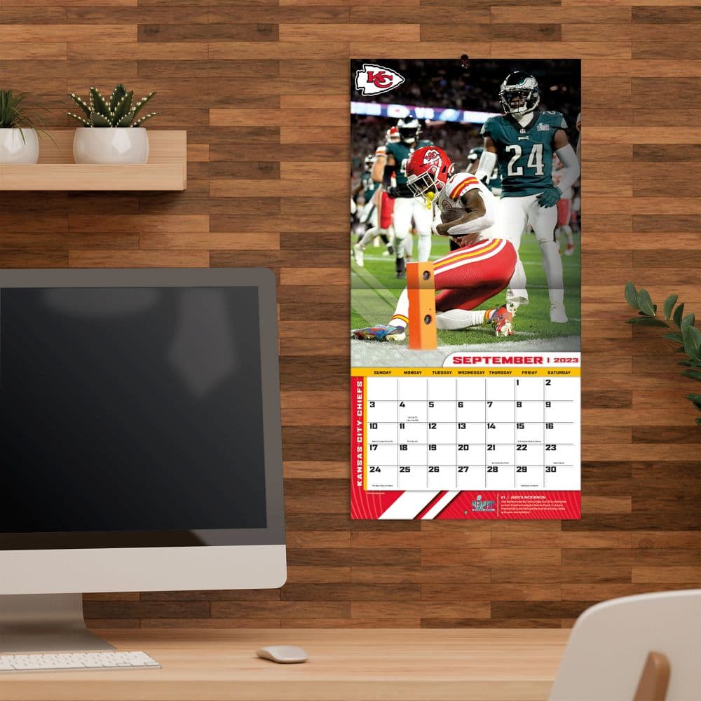 NFL Kansas City Chiefs 2024 Mini Wall Calendar