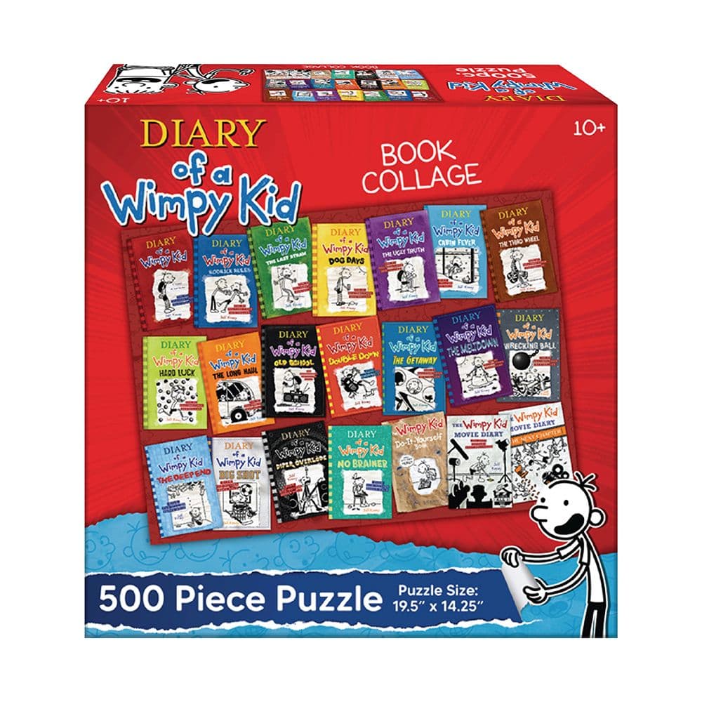 Diary of a Wimpy Kid Book Cover 500 Piece Puzzle