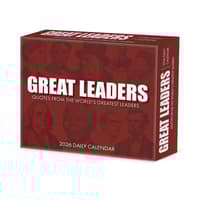 image Great Leaders Greatest Quotes 2026 Desk Calendar Main Image